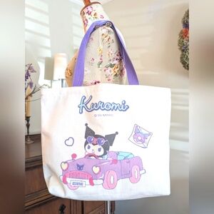 Sanrio Kuromi White‎ Tote Bag